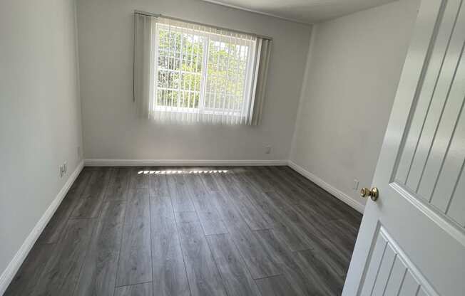 Bedroom with Hardwood Floors