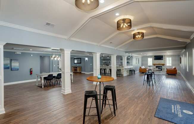 Large clubhouse at Malibu at Martin Apartments in Huntsville, Alabama