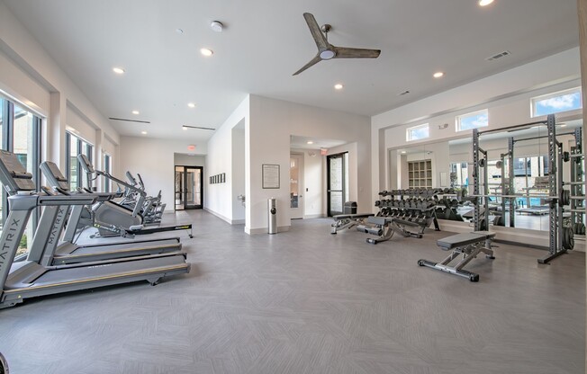 Elevate your fitness journey at Sage at Celina Residences. This modern gym features top-of-the-line equipment and a serene atmosphere, perfect for your workout routine. Embrace a healthier lifestyle today—schedule a tour now!