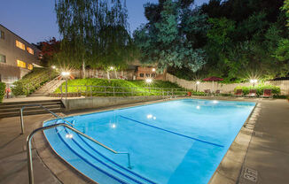 Twilight Pool at The Glens, San Jose, CA, 95125