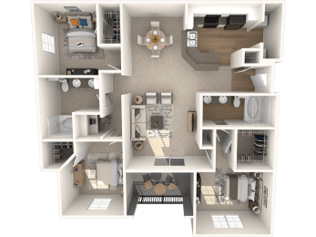 3 beds, 2 baths, 1,356 sqft, $1,865