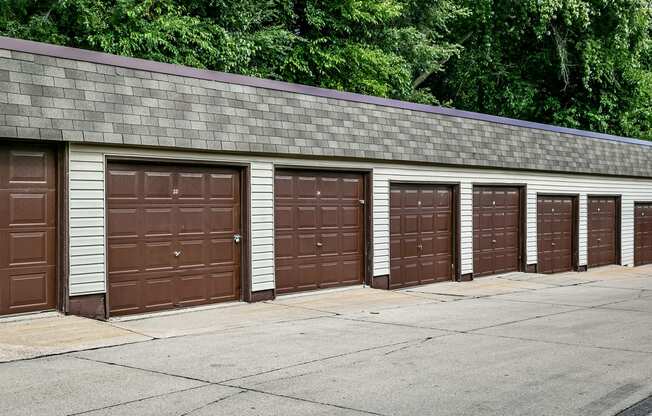 Garages available at Fairway Apartments in Ralston, NE