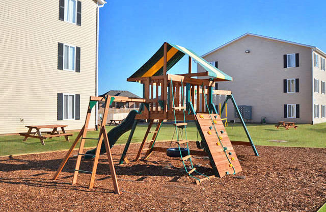 Tot Lot And Playing Field at Ross Estates Apartments, MRD Conventional, Lawton, OK