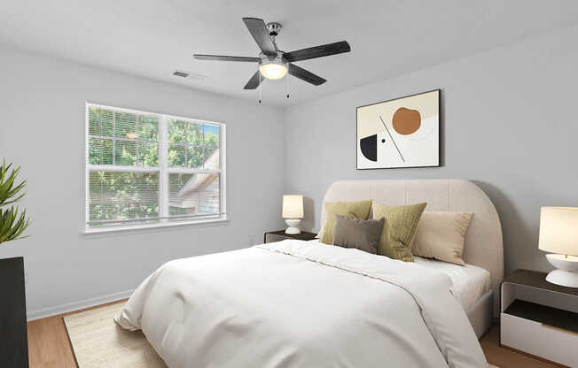 Bedroom with Hard Surface Flooring