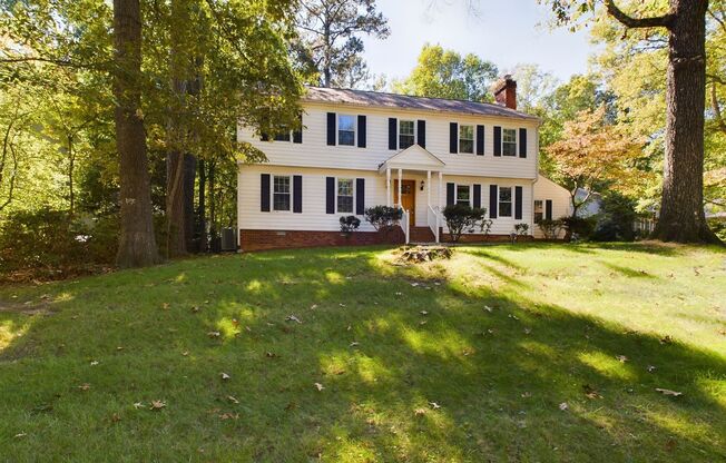 Beautiful 4 Bedroom 2.5 Bath Colonial Style Home is West Henrico Available Now! Landscaping Included!