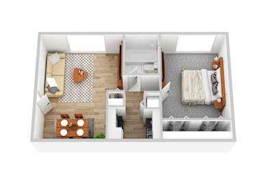 1 bed, 1 bath, 700 sqft, $815