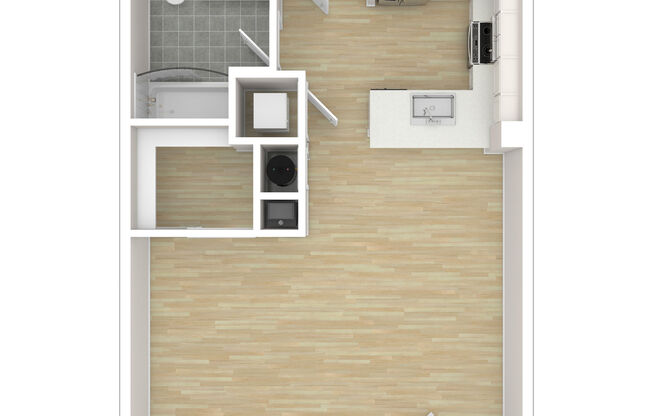 Studio, 1 bath, 548 sqft, $3,615