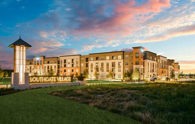 the building where the apartment is located