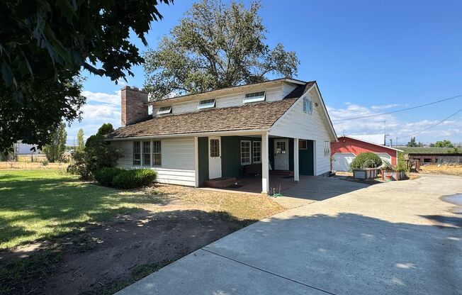 West Valley 3 bedroom country home with 3 bay shop