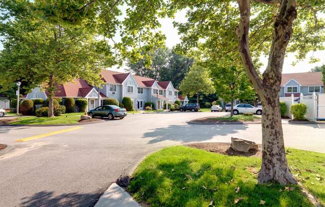 Entrance to Pondside at Littleton Apartments.