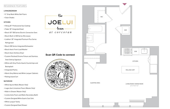 Studio, 1 bath, 530 sqft, $3,650, Unit 38D