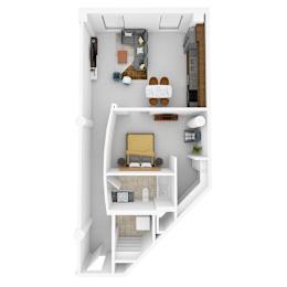 1 bed, 1 bath, 831 sqft, $1,346