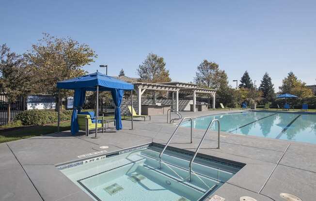 Hot Tub and pool at North Pointe Apartments, Vacaville, CA