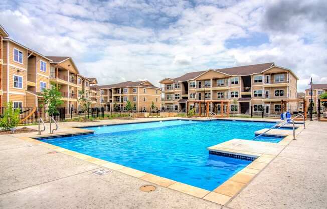 our apartments offer a swimming pool at Villa Espada Apartments, San Antonio, Texas