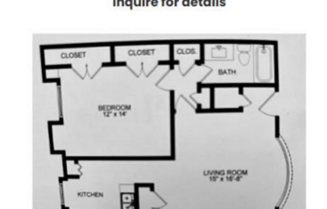 1 bed, 1 bath, 781 sqft, $1,395