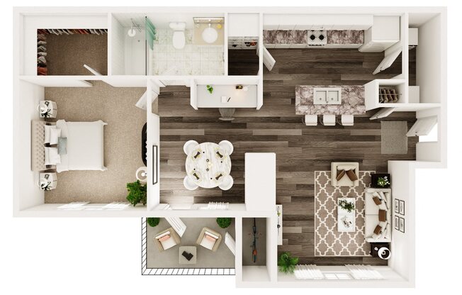 1 bed, 1 bath, 794 sqft, $1,250