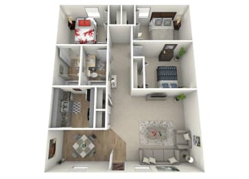 3 beds, 2 baths, 1,100 sqft, $1,710