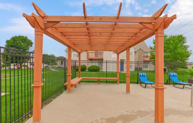Pergola near Pool