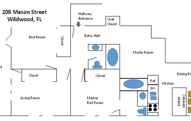 3 beds, 2 baths, 2,500 sqft, $1,800, Unit 208