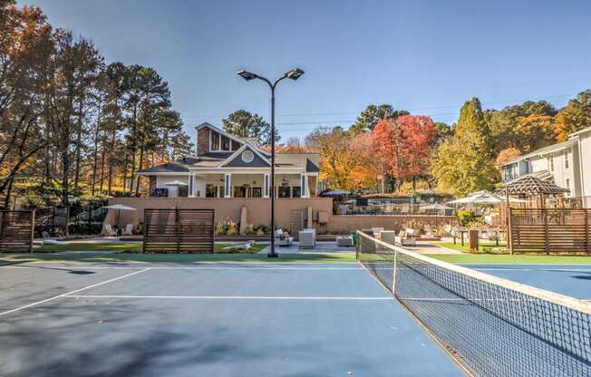 Tennis court at Rosemont Vinings Ridge Apartments, GA, 30339