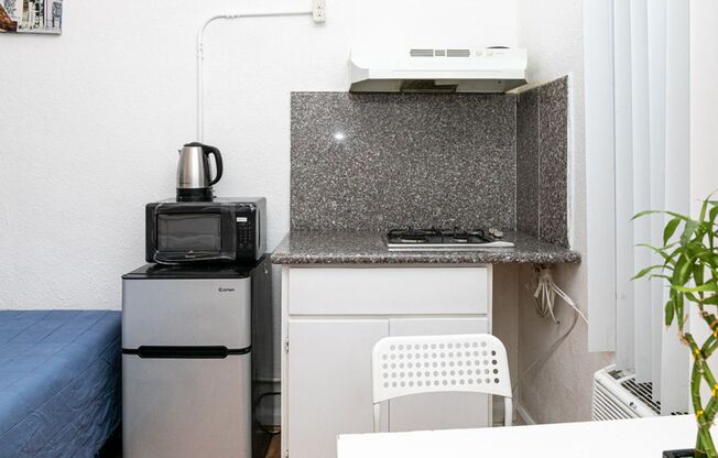 Studio, 1 bath, 196 sqft, $900, Unit 7