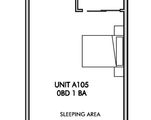 Studio, 1 bath, 538 sqft, $1,399, Unit 1105
