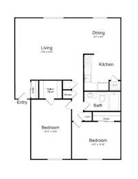 2 beds, 1 bath, 1,068 sqft, $1,698