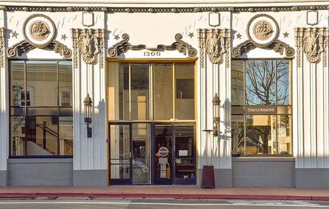 Exterior view of shop window  at 215 BAYVIEW APARTMENTS, San Rafael, California