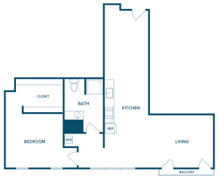 1 bed, 1 bath, 875 sqft, $1,915