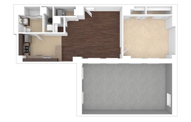1 bed, 1 bath, 820 sqft, $2,495, Unit H-C07