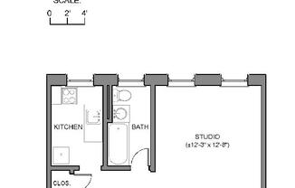 Studio, 1 bath, 330 sqft, $2,400, Unit 10