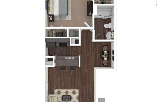 1 bed, 1 bath, 700 sqft, $939