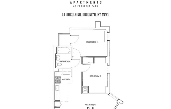 2 beds, 1 bath, 800 sqft, $2,978, Unit 2E