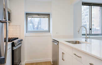 Kitchen with Stainless Steel Appliances