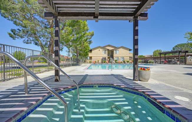 our apartments have a resort style swimming pool