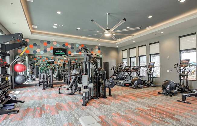 Full Gym at View on Centennial Apartment Homes