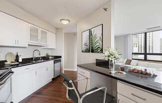 Galtier Towers Apartments in Downtown St. Paul Kitchen