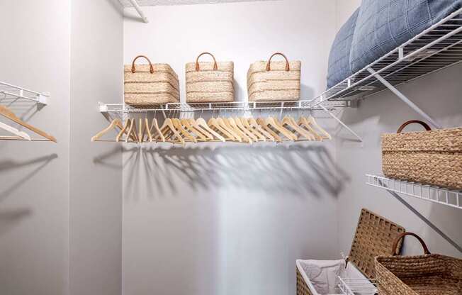 Spacious Closets at 15 Bank Apartments in White Plains, NY 10606