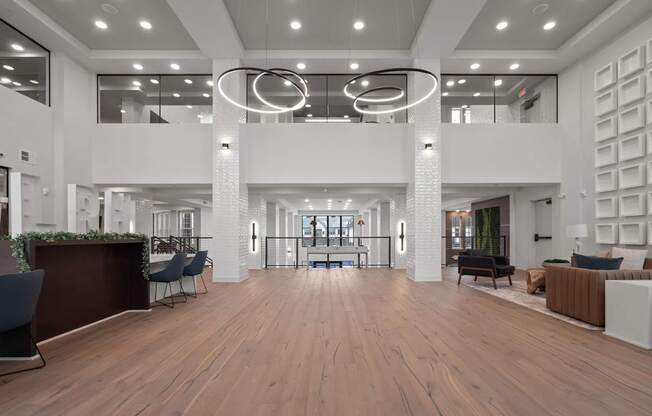 Impressive multi-story clubhouse