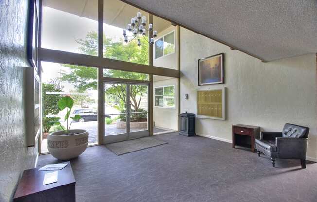 Lobby Area at Magnolia Place, Sunnyvale, California