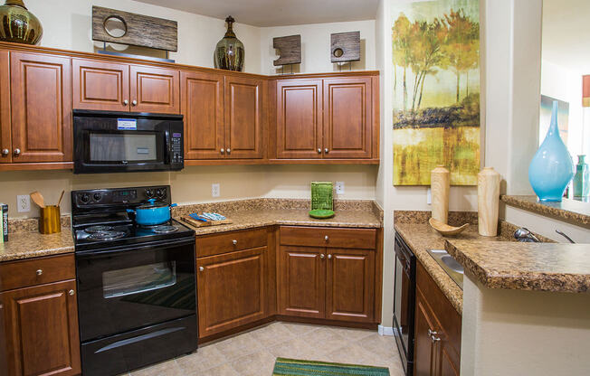 Gourmet Kitchens with Whirlpool Appliances at Las Vegas Apartments in 215 Beltway
