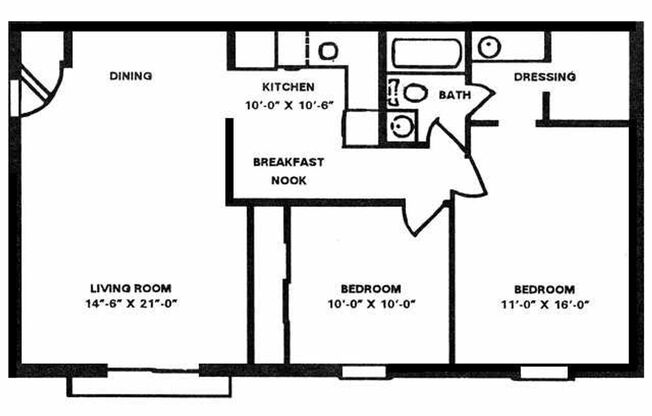 2 beds, 1 bath, 820 sqft, $1,050, Unit 5350-02