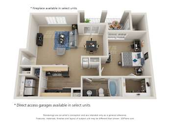 1 bed, 1 bath, 898 sqft, $1,520