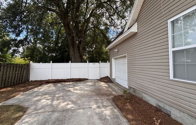 Spacious 4 Bedroom 2.5 Bath Single Family Home. Large Fenced in Yard. Front Porch. Garage.