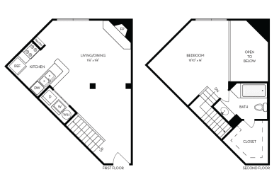 1 bed, 1 bath, 871 sqft, $1,423