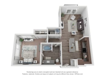 1 bed, 1 bath, 795 sqft, $1,759