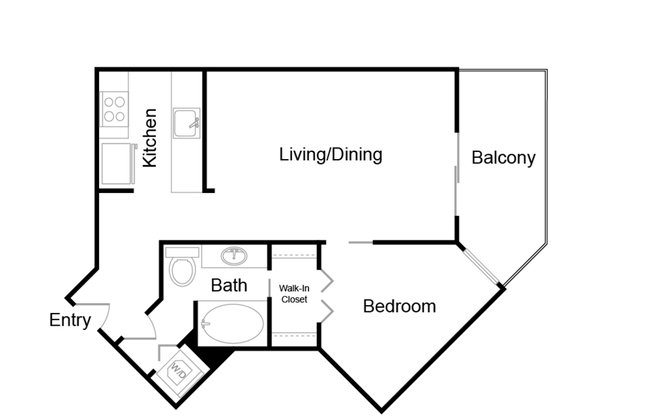 1 bed, 1 bath, 751 sqft, $2,018