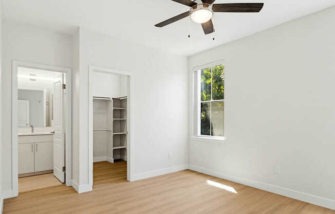 Bedroom with Hard Surface Flooring