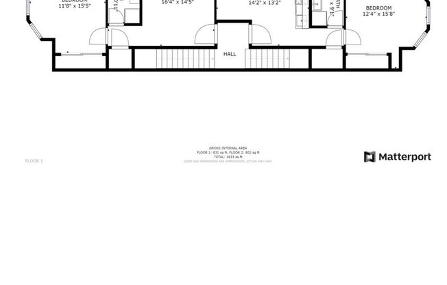 1 bed, 1 bath, $1,065