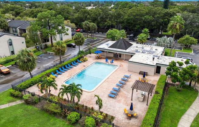swimming pool at Oasis at Bayside Apartments in Largo, FL